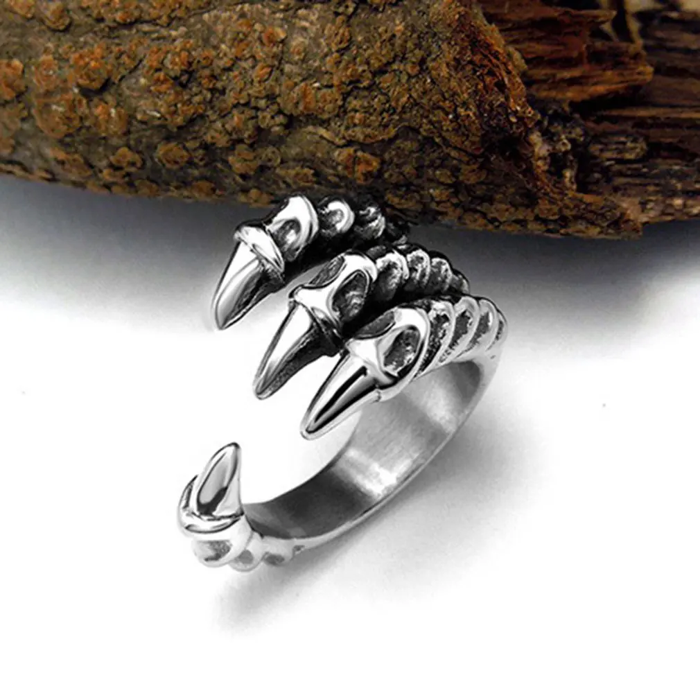GENBOLI 1PC Metal Stainless Steel Men Rings Punk Male Simple Jewelry Ring Wholesale Business Titanium Boy Gift