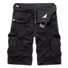 JAYCOSIN, модные мужские шорты с карманами, летние, новые, хлопковые, полурабочие, повседневные, мужские, много карманов, большие размеры, карго шорты