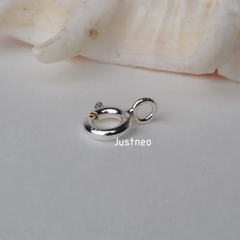 Sterling Silver Spring Ring Clasp (1)