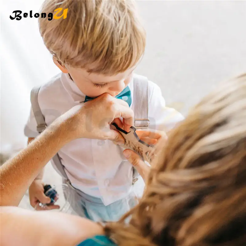 Ring Security Wedding Badge Sign Rustic Wedding Decoration MUW-166-09