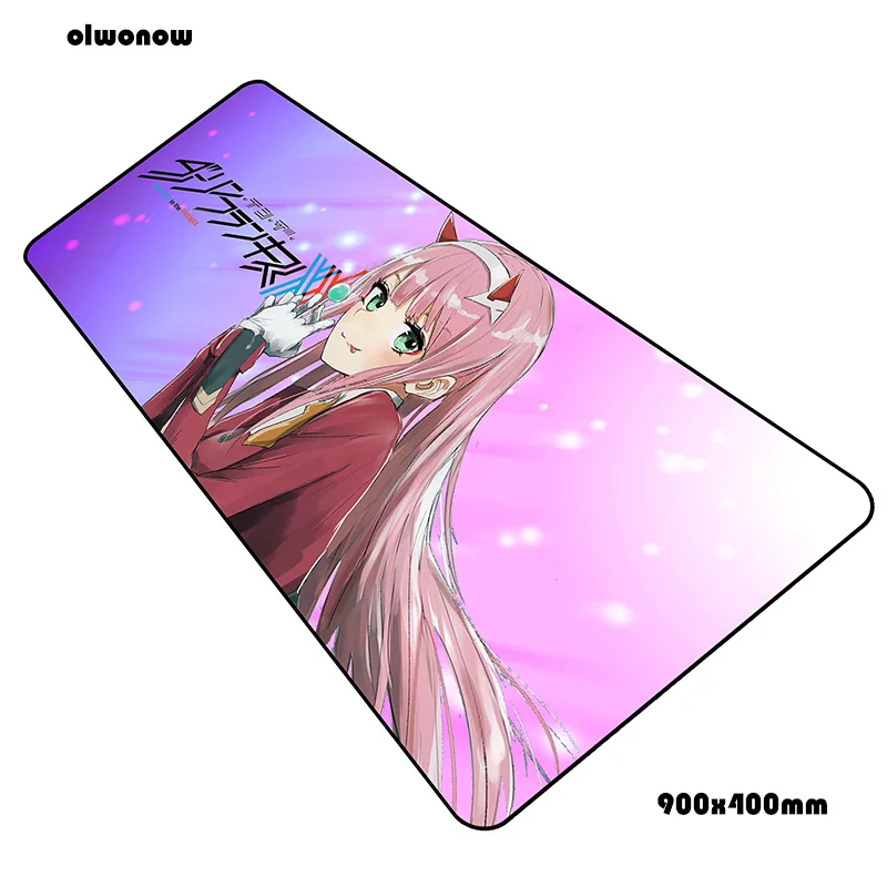 Коврик для мыши darling in the franxx padmouse 900x400x3 мм, игровой коврик для мыши, классный коврик для мыши, игровой стол, восхитительный коврик для мыши, ПК - Цвет: Size 900x400x3mm