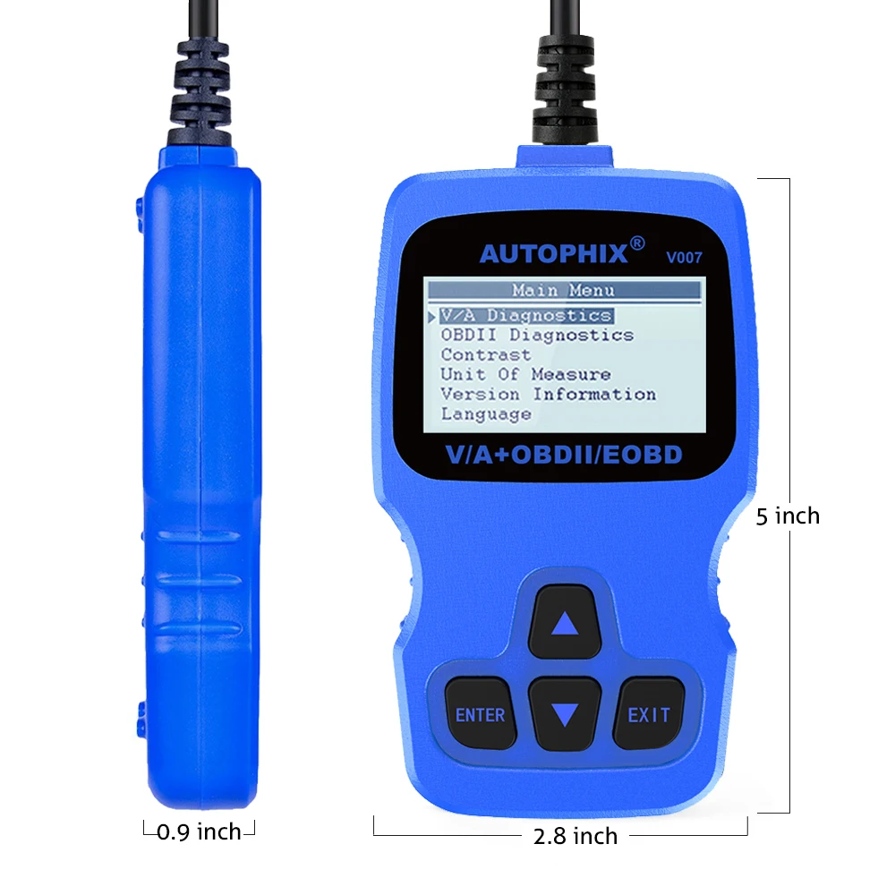 Autophix V007 Автомобильный диагностический сканер для гольфа Gol Passat A4 A6 Q7 ABS SRS Oil Service Reset Tool OBD2 Автомобильный сканер ODB