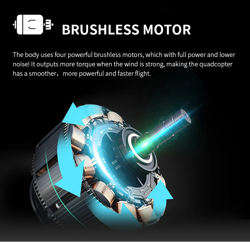 HD Dual Camera 5G WiFi FPV Brushless