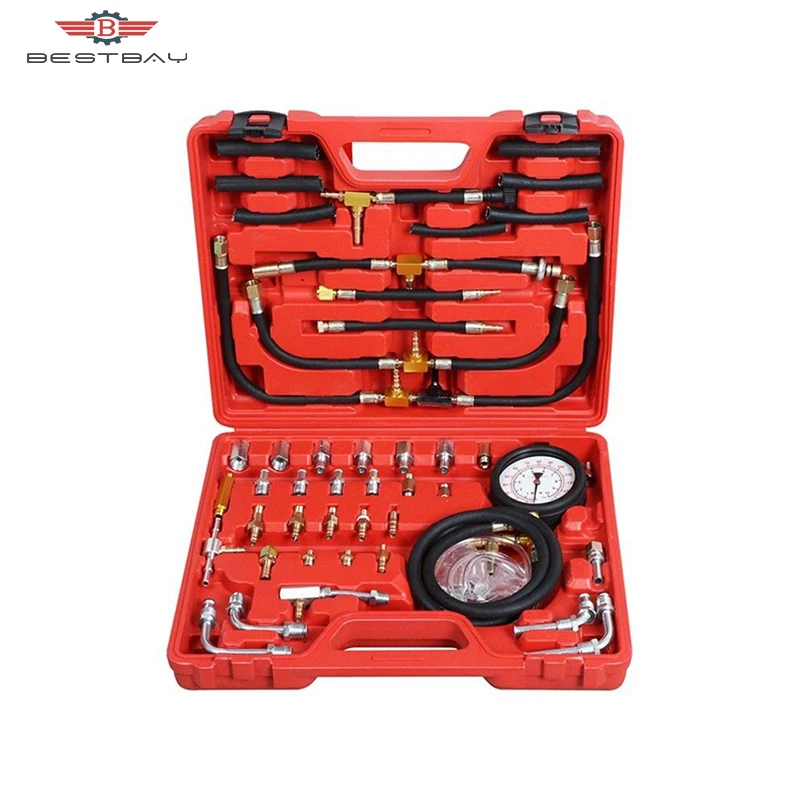 

Universal Automotive TU-443 Deluxe Manometer Fuel Pressure Gauge Engine Testing Kit Fuel Injection Pump Tester