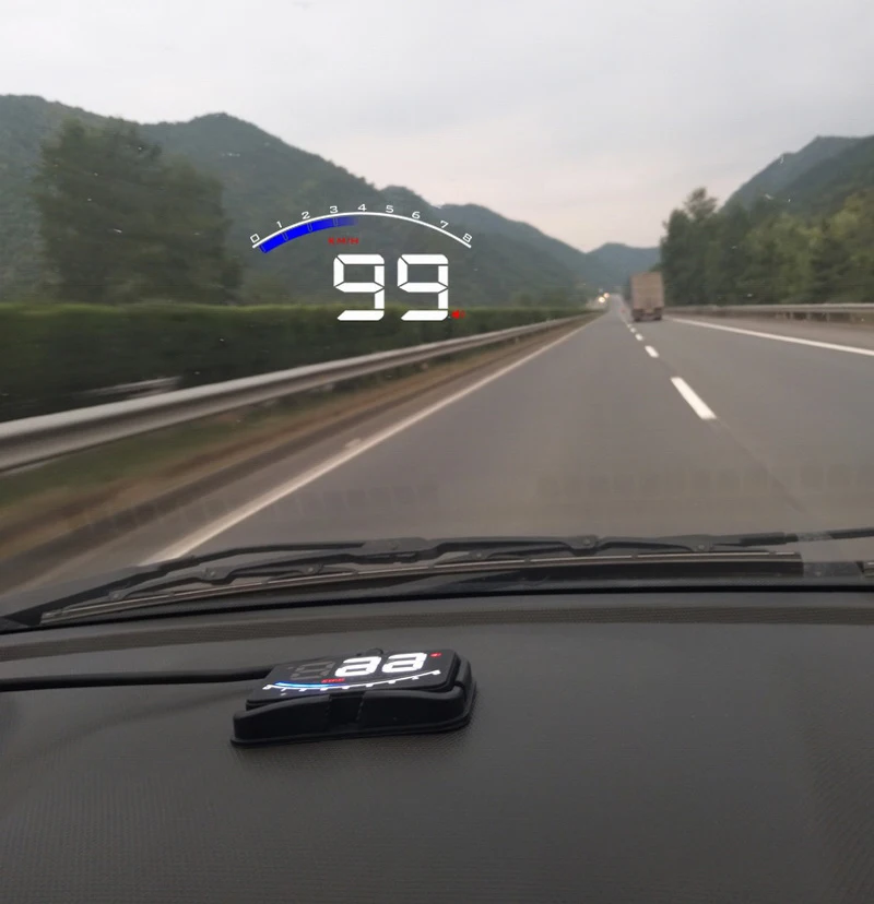 Лобовое стекло проектор Авто M6 автомобилей head up Дисплей 3 дюйма HD с OBD2 и EUOBD цифровой спидометр Smart HUD Дисплей