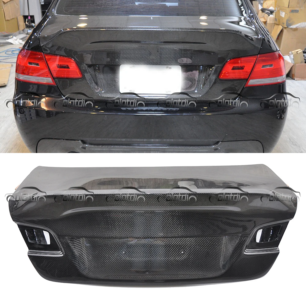 

E STYLE Carbon Fiber Car Rear Trunk Replacement For bmw e92 m3