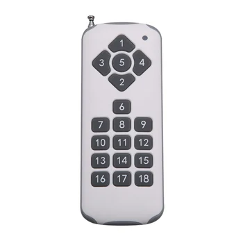 

xuanlongyuan 500m Long Range 18 CH Channels 18CH RF Wireless Remote Control Transmitter,315 / 433.92 MHZ Garage Door/ shutters