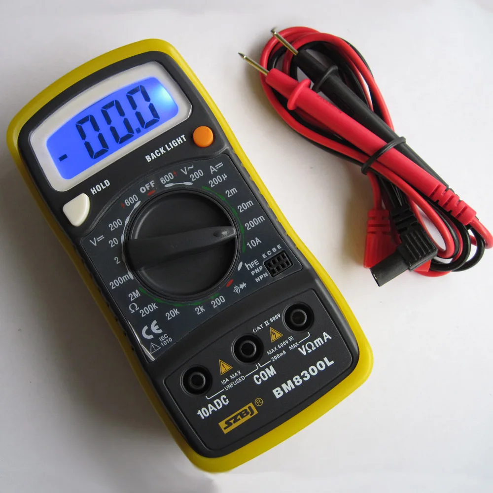 

For Motorcycle Auto Parts compact digital multimeter with backlit super good quality