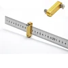 Ruler scriber location Woodworking drawing Scriber Ruler Positioning Block Woodworking Line Scriber Gauge 15 20 30cm steel ruler ► Photo 1/6