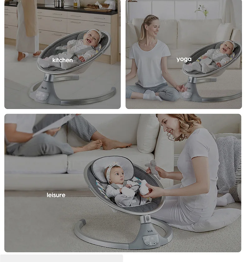 Многофункциональное детское Электрическое Кресло-Качалка 0-36 месяцев, детское кресло-колыбель, комфортное кресло для новорожденных, шейкер, кресло-качалка, детская кровать