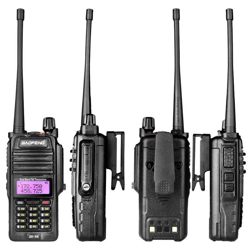 Baofeng UV-9R IP67 Водонепроницаемый Dual Band 136-174/400-520 мГц ham Радио BF-UV9R 8 Вт Двухканальные рации 10 км Диапазон радиостанции UV9R рация портативная Водонепроницаемая рация