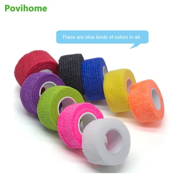 

5pcs Self-adhesive Stretch Bandage Medical Care Gauze Band Random Color Waterproof Breathable Random Color D1063
