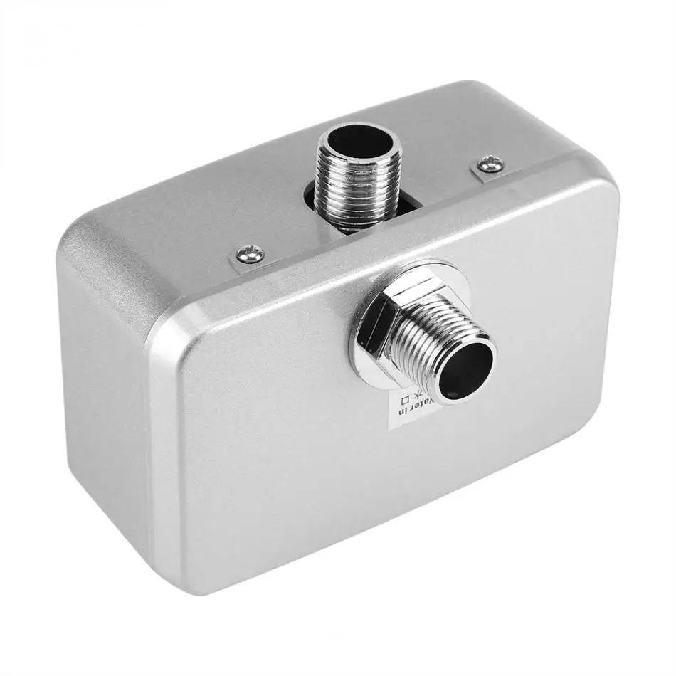 Tanie Czujnik łazienkowy bezdotykowy zawór spłukujący pisuar wc odsłonięte naścienne automatyczne akcesoria DC 6V