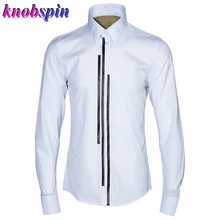 Классическая деловая Мужская рубашка в полоску, отложной воротник, длинный рукав, тонкие повседневные мужские рубашки, высокое качество, 80% хлопок, рубашки