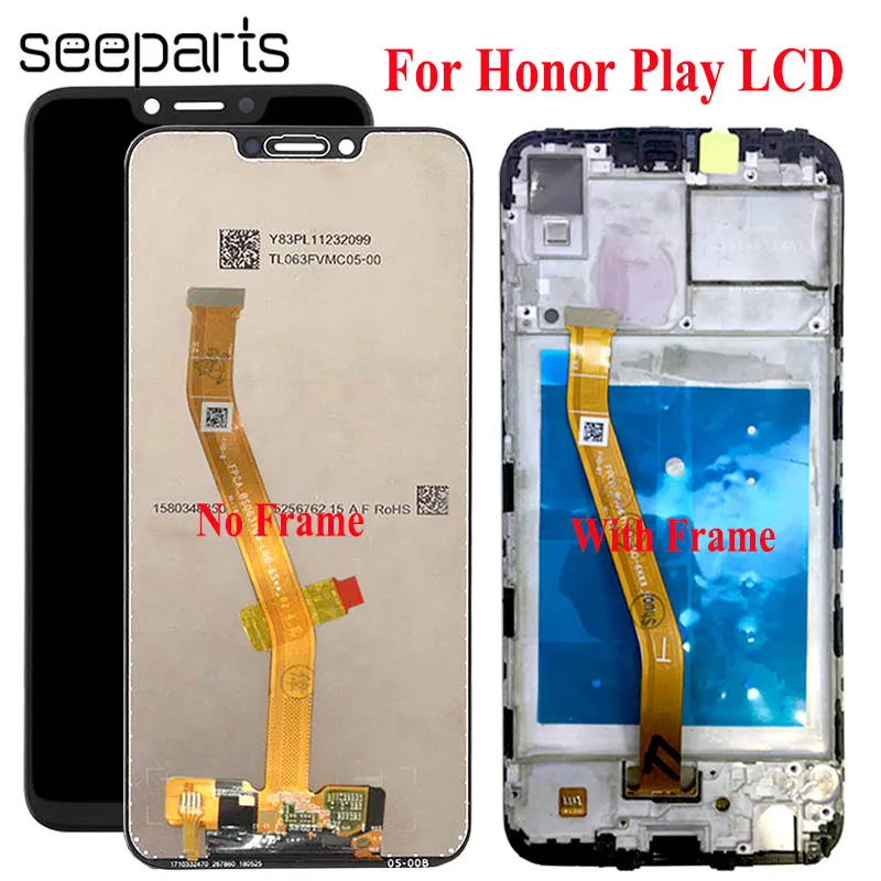 

Original Tested Screen Huawei Honor Play LCD Touch Screen Digitizer Assembly Huawei Honor Play Display COR-L29 2018 Replacement