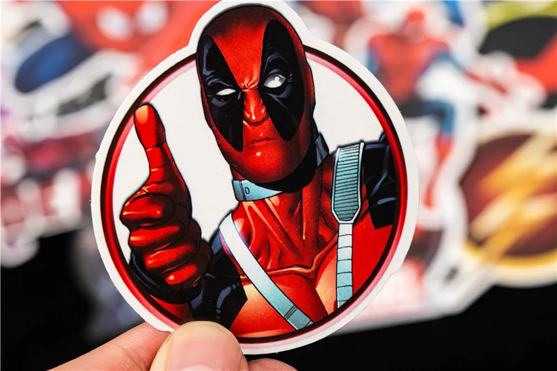 Super Hero Stickers Movies Character Sticker For DIY Guitar Luggage Laptop Skateboard Motorcycle Car Phone Sticker (7)