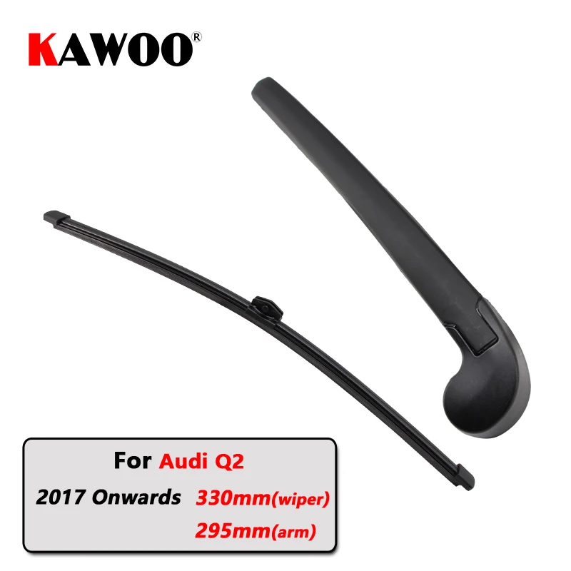 KAWOO Car Rear Wiper Blades Back Window Wipers Arm For AUDI Q2