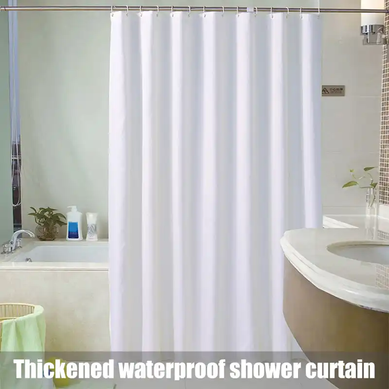 Fabric Shower Modern Mildew Resistant Bath Curtain Liner For