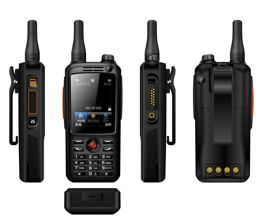 F22 Android Walkie Talkie двухстороннее радио 10 км большой радиус действия Ham Радио PTT трансивер прочный мобильный телефон 3g zello Wifi gps ручной