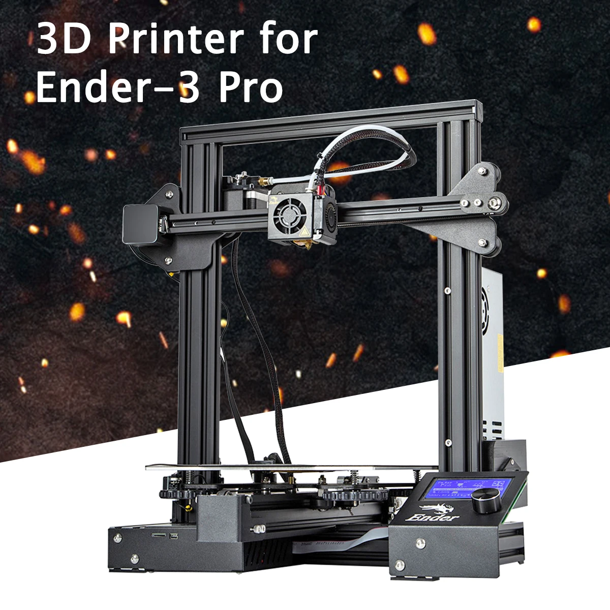 Ender-3 برو V-فتحة Pru sa I3 DIY 3D مجموعة الطابعة 220x220x250 مللي متر الطباعة حجم مع المغناطيسي منصة ملصقا
