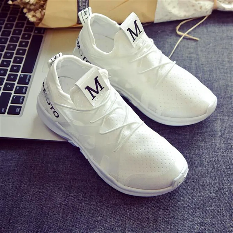 Summer new flat-bottom fashion college wind breathable casual shoes