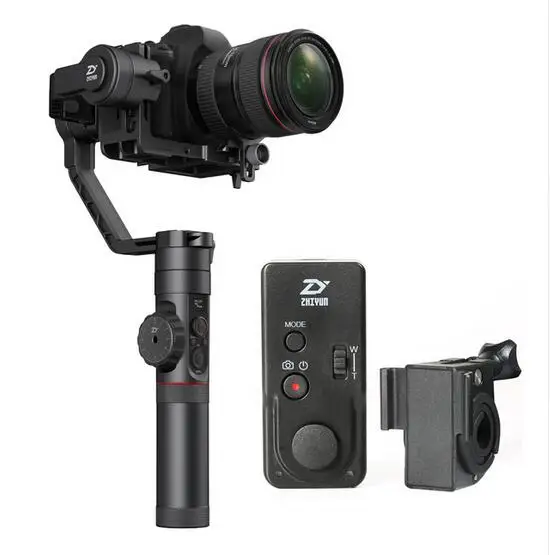 Zhiyun Crane 2 и 3 Осями для мобильного создания фильмов ручной видео Камера карданный Стабилизатор Для беззеркальных цифровых зеркальных фотокамер Камера в режиме реального времени для непрерывного изменения фокусировки камеры - Цвет: Option 2