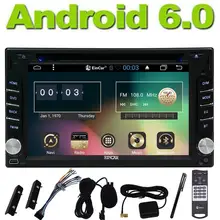 Android 6.0 Car Stereo Radio Receiver GPS map navigation Car CD DVD Player In Dash Navigation Head Unit Support Wifi/1080p video