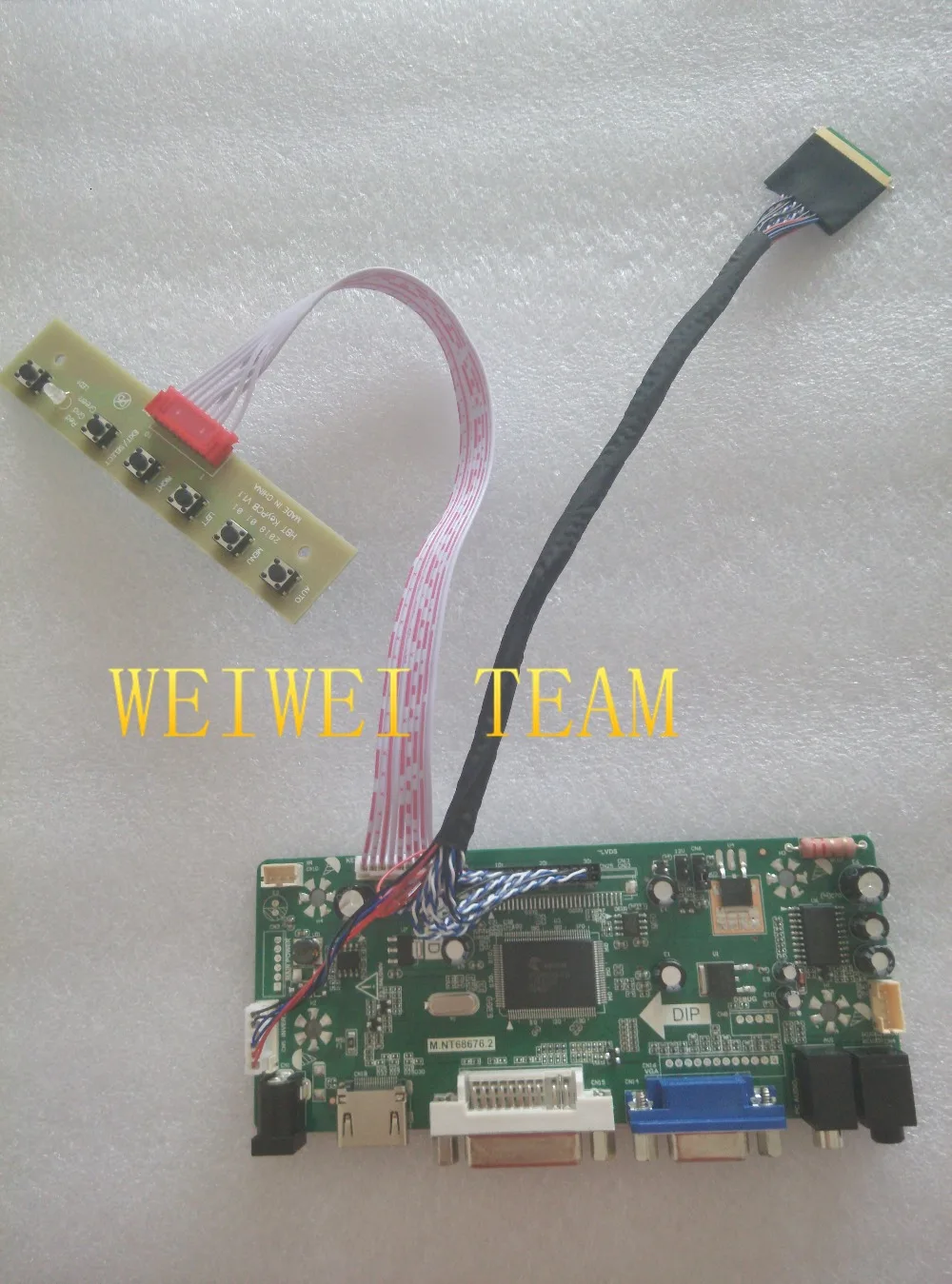 HDMI+DVI+VGA LCD Controller Board Driver For B173RW01 V0 V.0 V.1 V1 V.5 1600*900