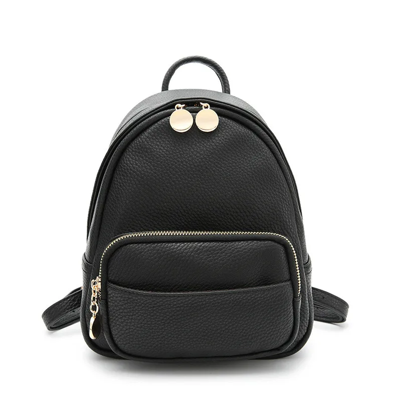 2017 new Korean version of the wave of wild fashion shoulder bag lychee pattern school wind