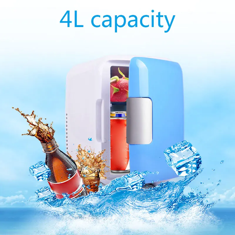 

4L Car Refrigerator Mini Fridge Beer Travel Exquisite Shape Household Portable Cold Drink Intelligent Wild Donkey Iced