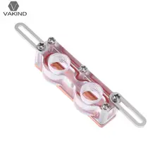 6cm Acrylic G1/4 Thread Computer MOS Cooler MOS Waterblock Water Cooling Block for Motherboard Power Supply Graphic Card