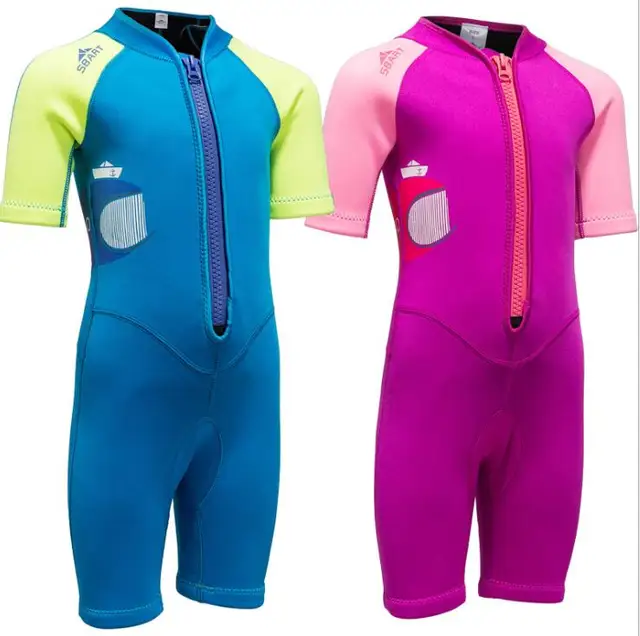 Best Price SBART children's 2MM Neoprene Half sleeve Swimsuit Girls Boys Wetsuits One Piece Diving Suits Snorkeling Surfing Kids Swimwear Best Price SBART children's 2MM Neoprene Half sleeve Swimsuit Girls Boys Wetsuits One Piece Diving Suits Snorkeling Surfing Kids Swimwear
