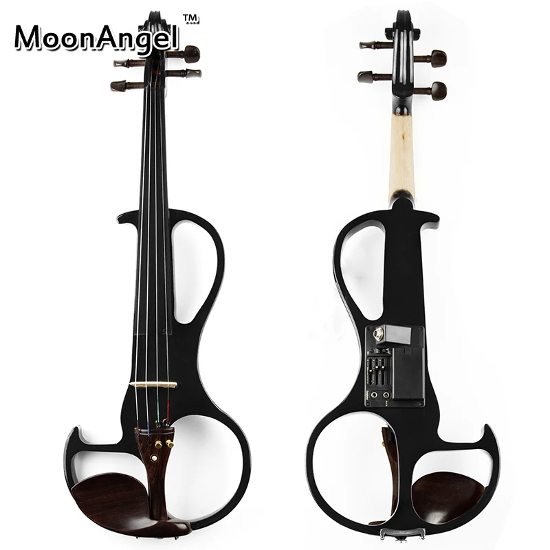 

4/4 Black ABS Electric Violin Musical Instruments Good Quality Stringed Instrument Suitable for Beginners and Music Amateurs
