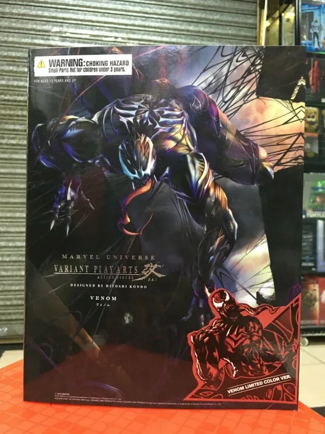 PLAY ARTS 27 см красный Веном фигурка модель игрушки|Игровые фигурки и трансформеры| |