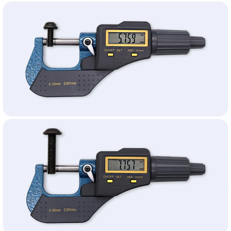 

Digital Micrometer 0-25mm 0.001mm Electronic Durable Alloy Outside High Precision Caliper MJJ88