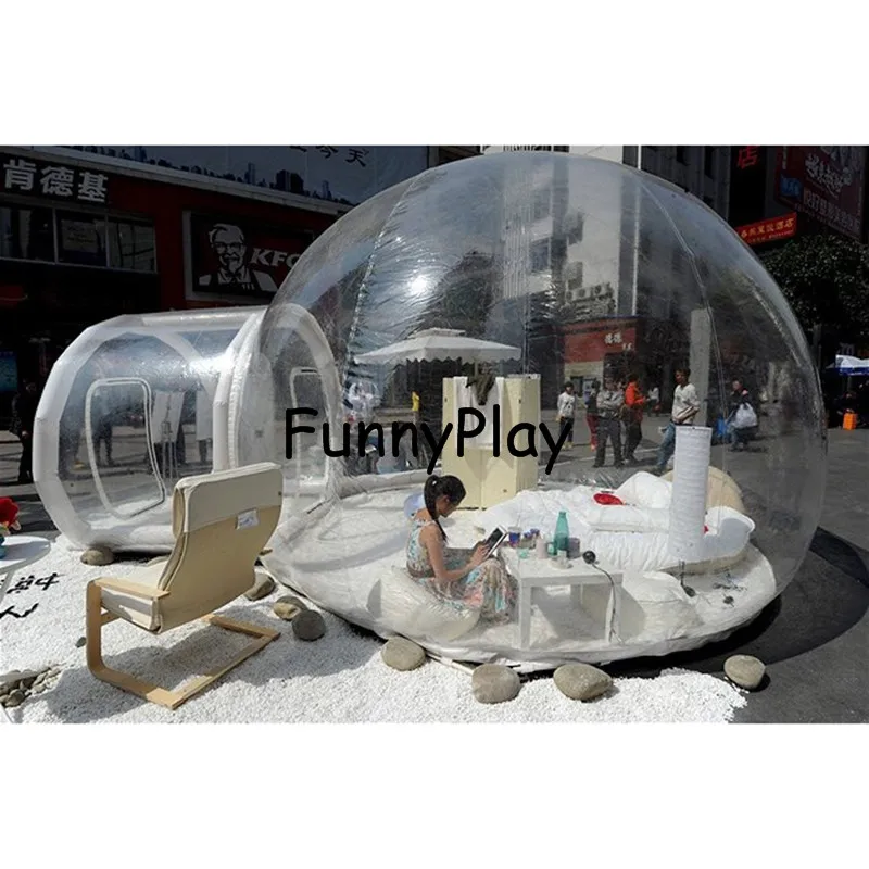 transparent inflatable bubble camping tent8