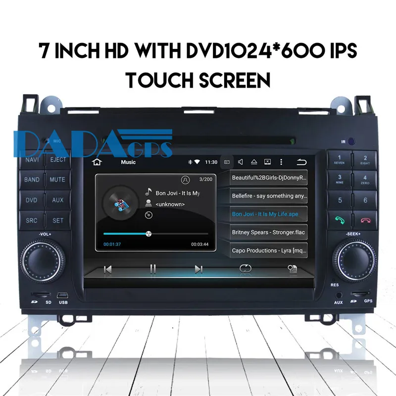 Top Android 8.0 7.1 Car Radio DVD Player GPS Unit for MERCEDES-BENZ A-class W135 B-class W245 Viano Vito Sprinter Stereo Multimedia 7