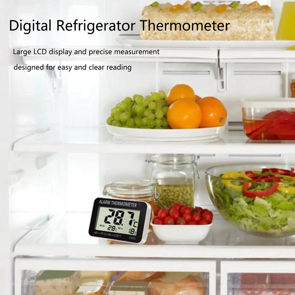 

Refrigerator thermometer digital hygrometer bbq thermometer Kitchen Thermometer For BBQ Electronic Cooking Food Meat Wate @30