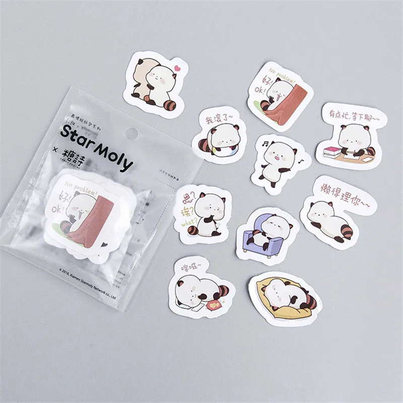 Kawaii Animals Bear Sticker DIY Diary Stickers For Planner Album Cute Stickers Scrapbooking Stationery