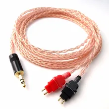 1,5 Mt braid 8 Kerne 5N PCOCC kupfer Kopfhörer Upgrade Kabel für HD580 HD600 HD650 Kopfhörer