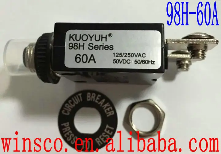 98H-60A водонепроницаемая крышка 100% автоматический выключатель KUOYUH серия 98H 60A |