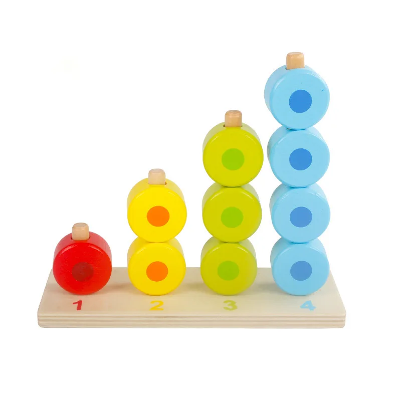 Montessori education wood Numbers and mathematical mathematical toys children montessori teaching aid wooden toy building blocks