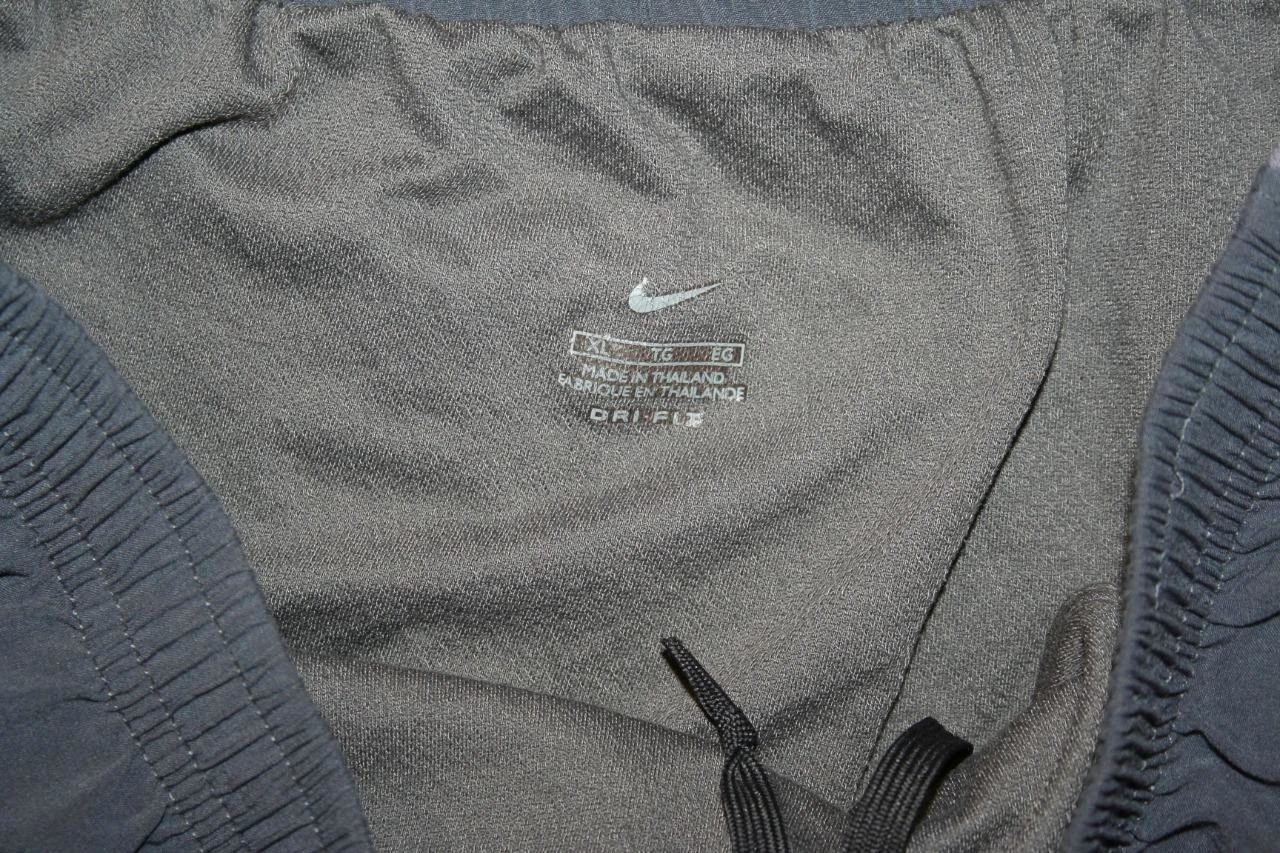 NIKE DRI-FIT Mens XL Lined Running Shorts Exercise Gray Gym Waist: 32 (2)