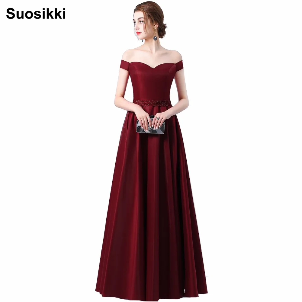 Suosikki 2018 New Bride Married Banquet Flower Evening Dress Boat Neck ...