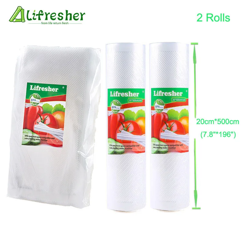 Lifresher вакуумная упаковочная машина для пищевых продуктов рулонная Вакуумная
