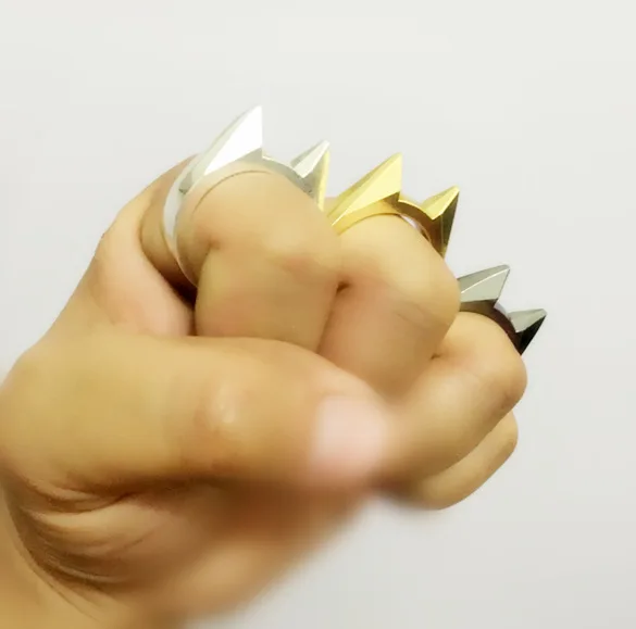 Кольцо для самообороны из нержавеющей стали 3 цвета|defense|defense tooldefense ring |