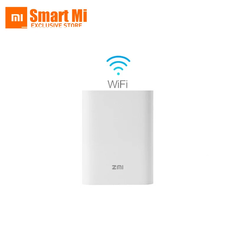 Оригинальный Новый Xiaomi Zmi MF855 7800MAH mifi3G 4G Querysystem беспроводной Wifi роутер мобильный