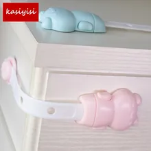 10 шт./партия, Детский защитный пластиковый замок для шкафа, замок для ящика, детский мультипликатор, защитный замок