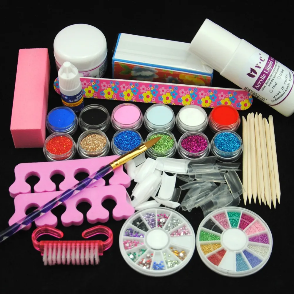 How To Use Sally Hansen I Love Nail Art Glitter Kit Ideas Lastly We Have Some Nail Art Brushes And Dotting Tools Striping Tape A Kit With Matte Top Coat Shimmery Normal