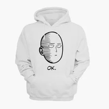 One Punch Man толстовки аниме ONE толстовки Oppai ONE PUNCH-MAN Куртка Harajuku Толстовка Размер США